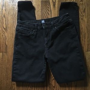 GAP Black Denim Jeans sz 8R